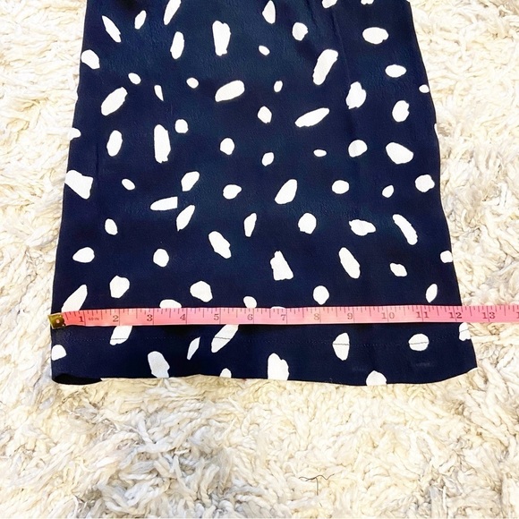 Wilfred Aritizia Women’s Viscose Blend Cropped Wide Leg Fawn Spotted Pants Large - Picture 12 of 12